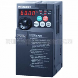 三菱變頻器FR-E720-0.1K日本原裝，電源三相220V,